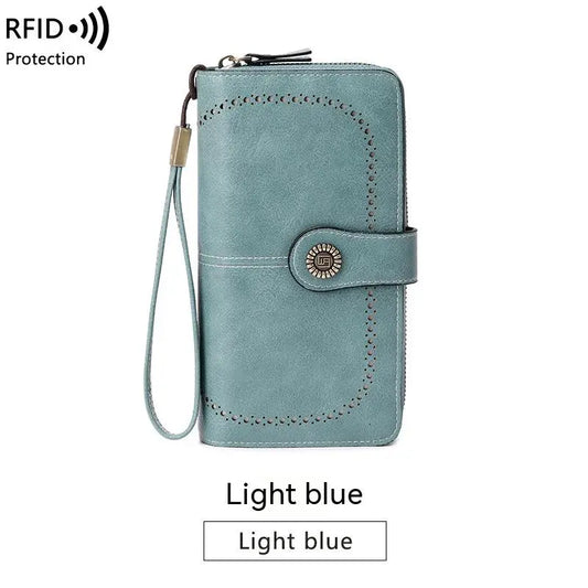 Aureden™ – Compact RFID Wallet with 24-Card Storage (50% Off)