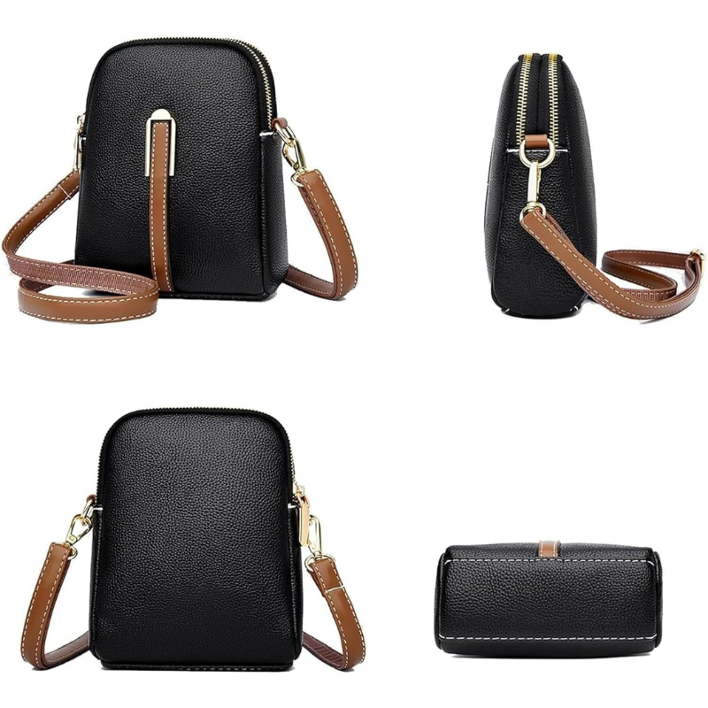 Velaya™ - Compact Pouch with Lychee Grain Detail (60% Off)
