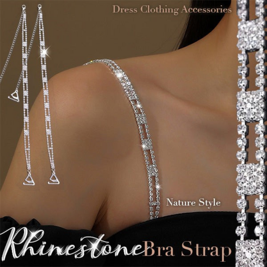 Stravière™ – 1 Pair Rhinestone Bra Straps for Dresses (50% Off)