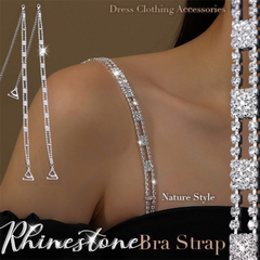 Stravière™ – 1 Pair Rhinestone Bra Straps for Dresses (50% Off)