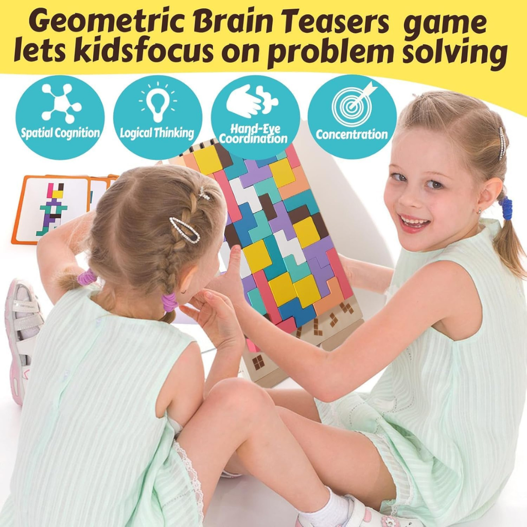 Tumbletale™ – Wooden Puzzle Game for Focus & Play (50% Off)