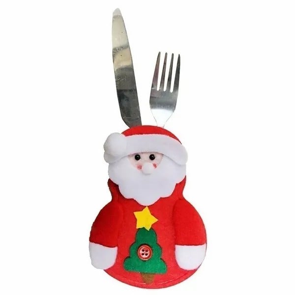 Hollynest™ – 6 Christmas Cutlery Holder Pockets (50% Off)