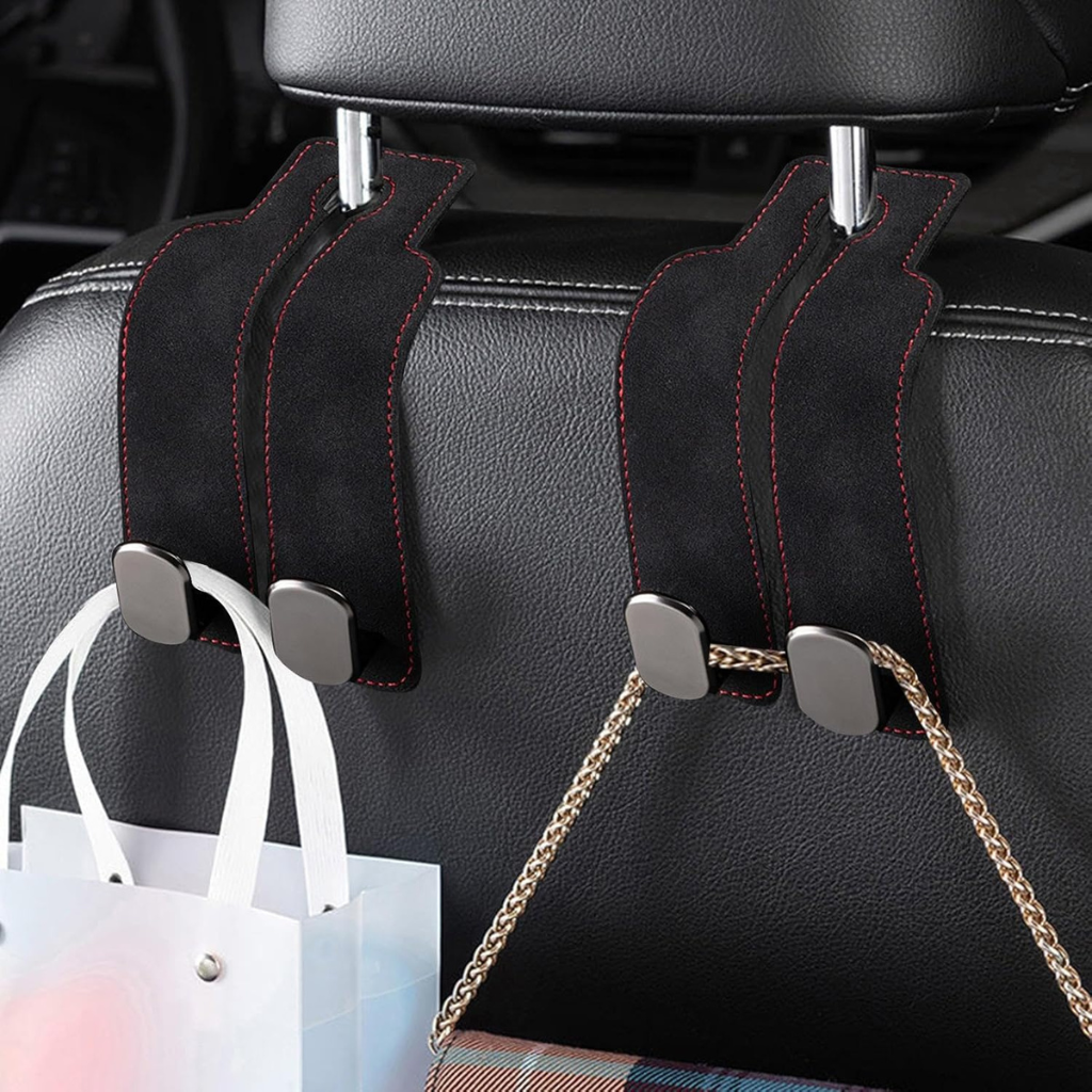 Versuto™ – Suede Headrest Hanger for Tidy Seats (1+1 Free)