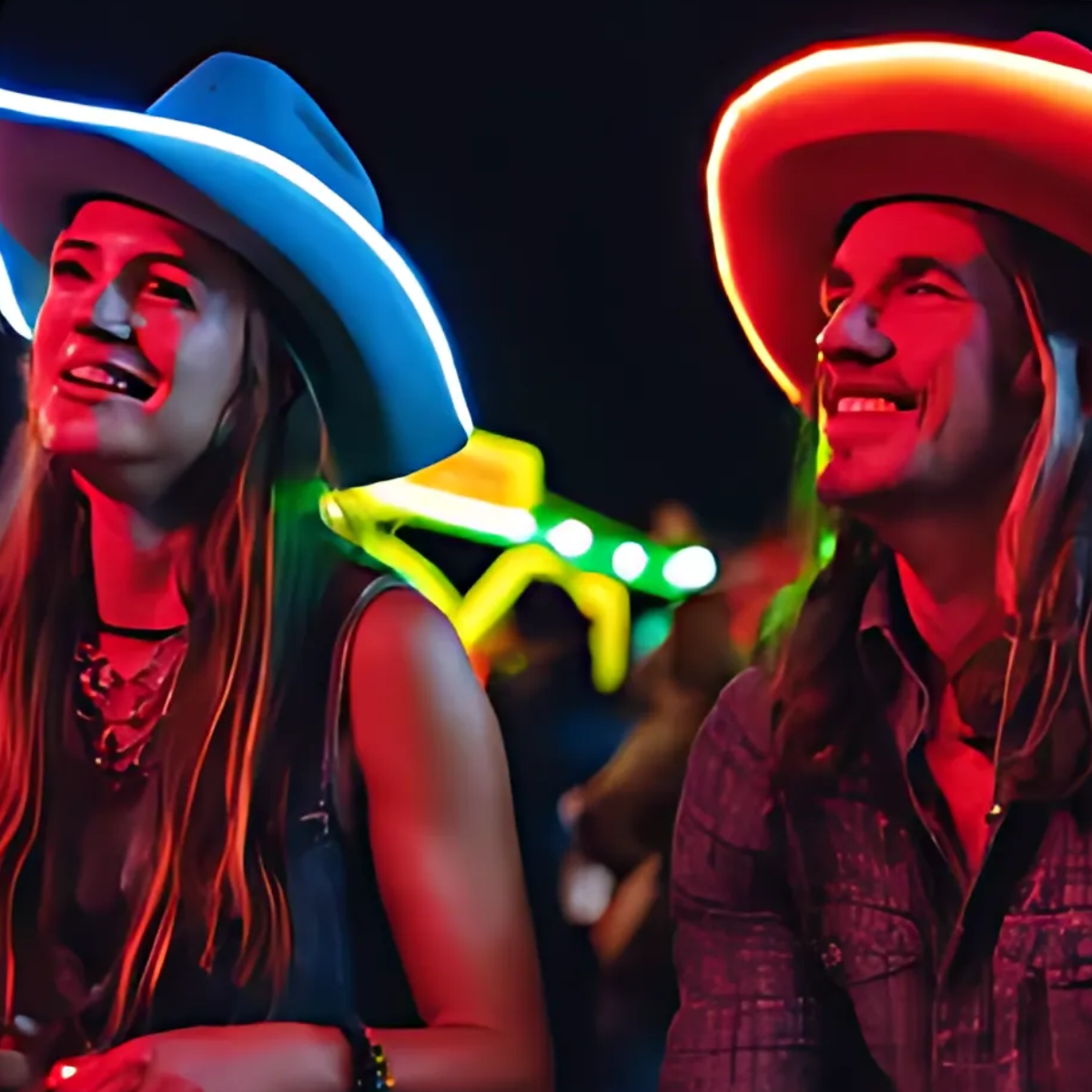Glowherd™ – Neon Ranch Hat with Halloween Glow (50% Off)
