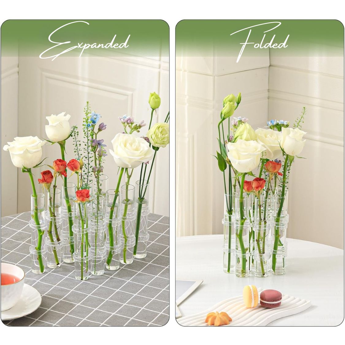 Florenza™ - Luxe Foldable Vases for Stunning Bouquets