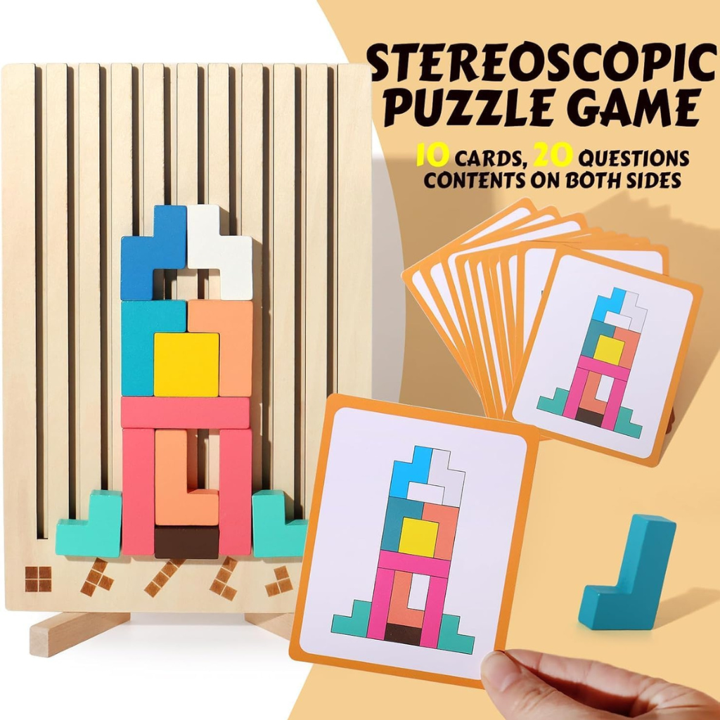 Tumbletale™ – Wooden Puzzle Game for Focus & Play (50% Off)