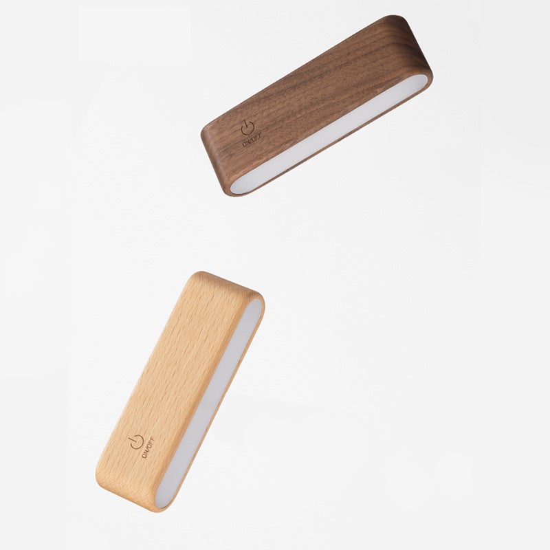 Hinokio™ – Minimalist Wood Lamp with Magnetic Charging Base (50% Off)