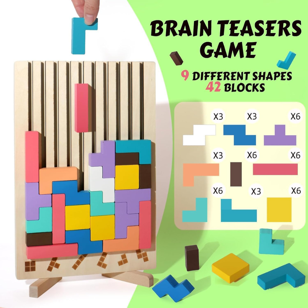 Tumbletale™ – Wooden Puzzle Game for Focus & Play (50% Off)