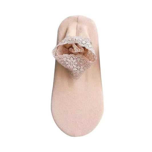 Feeluxe™ – Warm Lace Trim Anti-Slip Socks (1+2 Free)