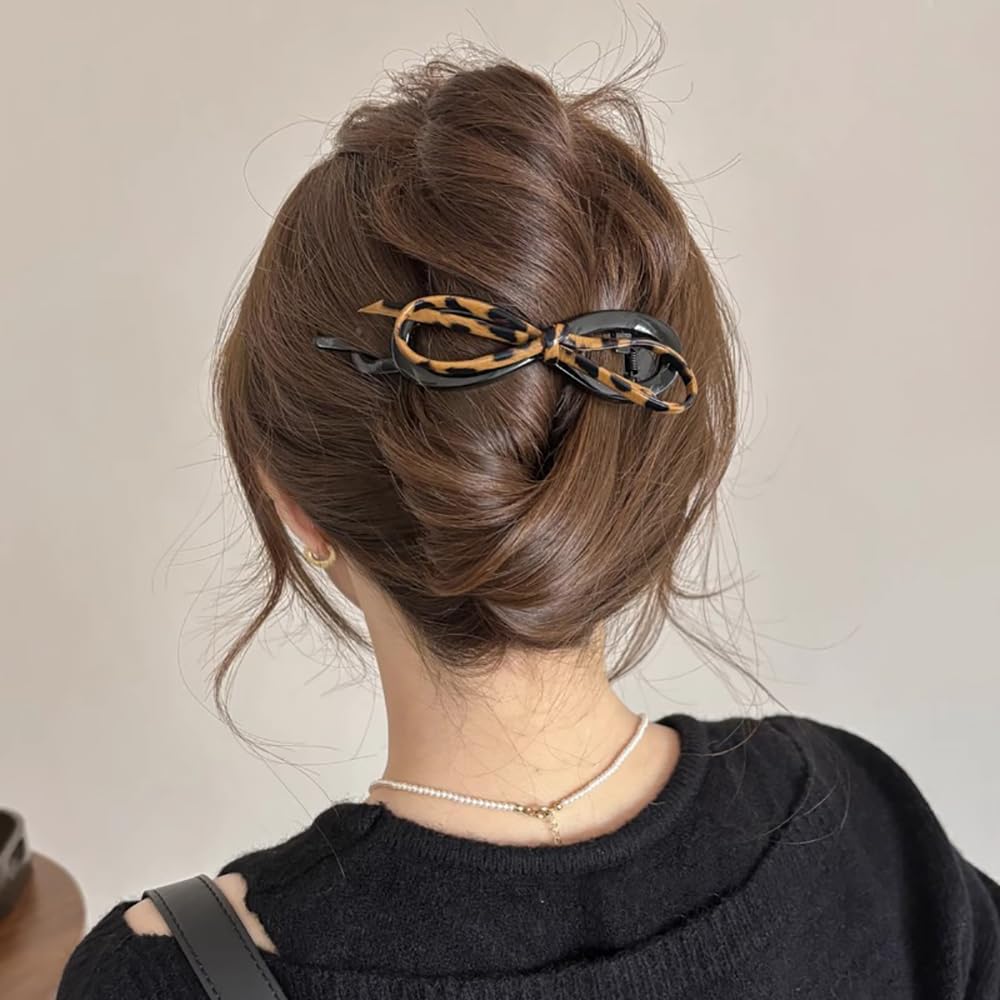 Velina™ – PU Leather Bow Hair Clip (1+1 Free)