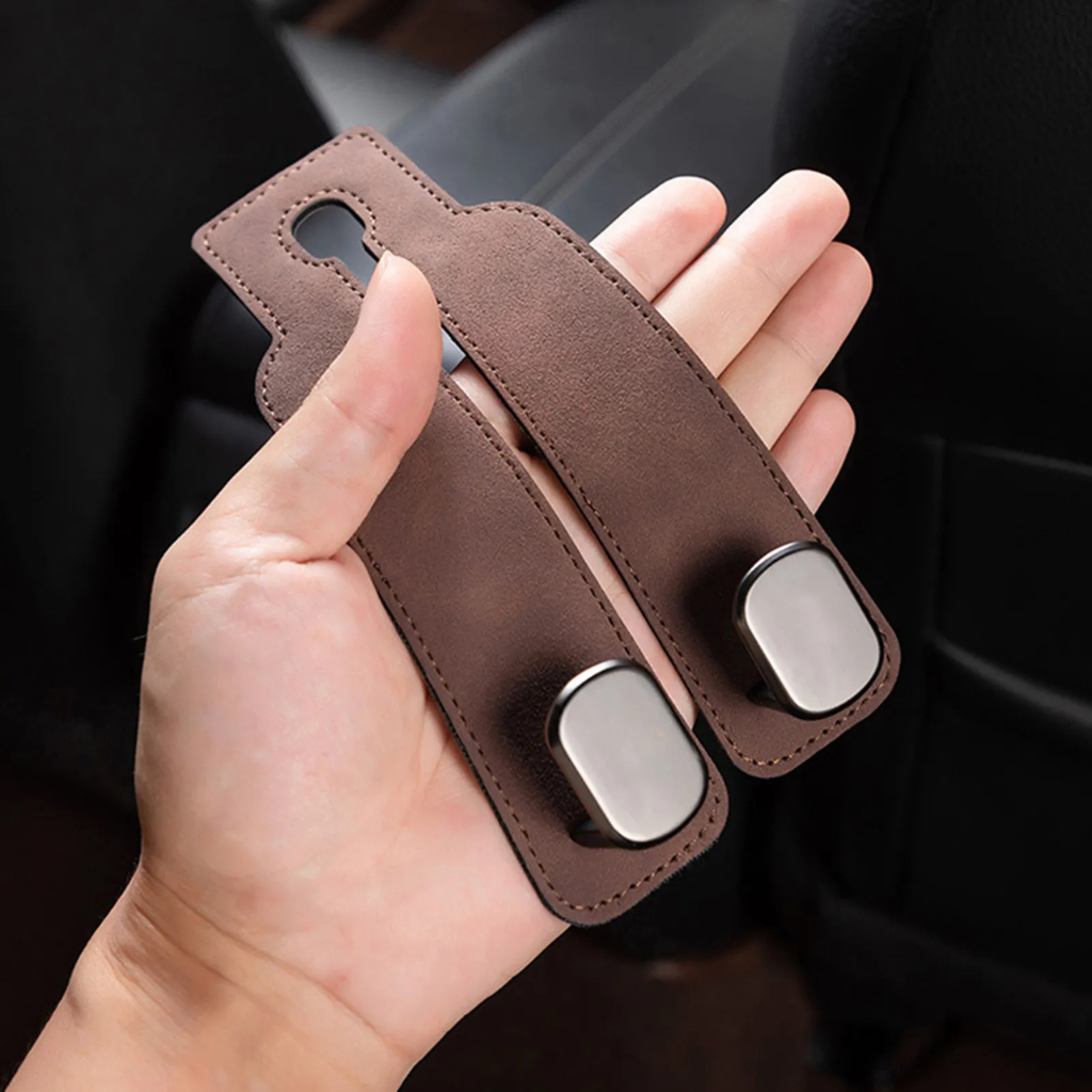 Versuto™ – Suede Headrest Hanger for Tidy Seats (1+1 Free)