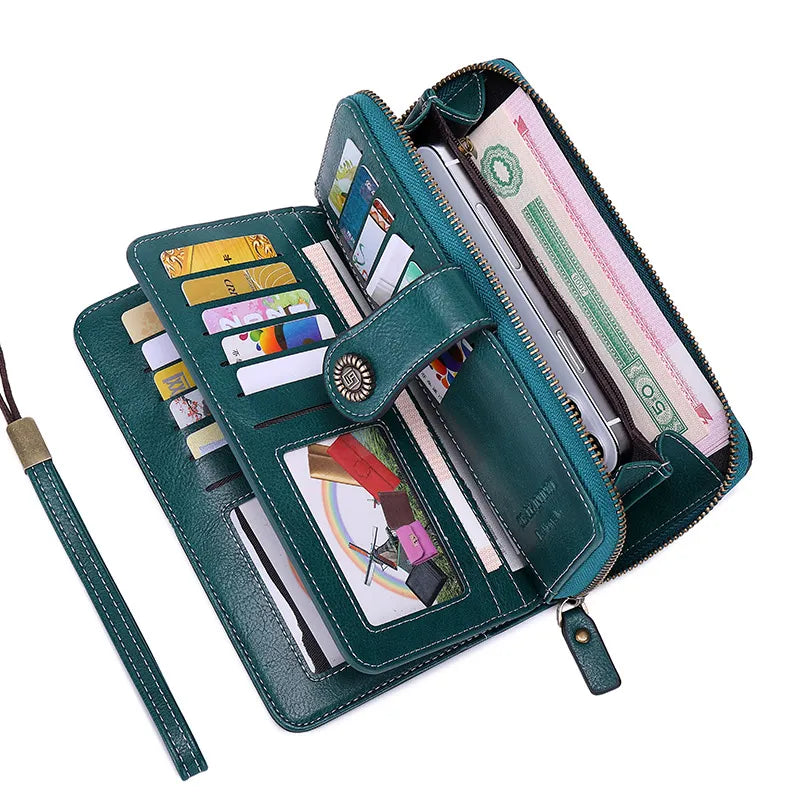 Aureden™ – Compact RFID Wallet with 24-Card Storage (50% Off)