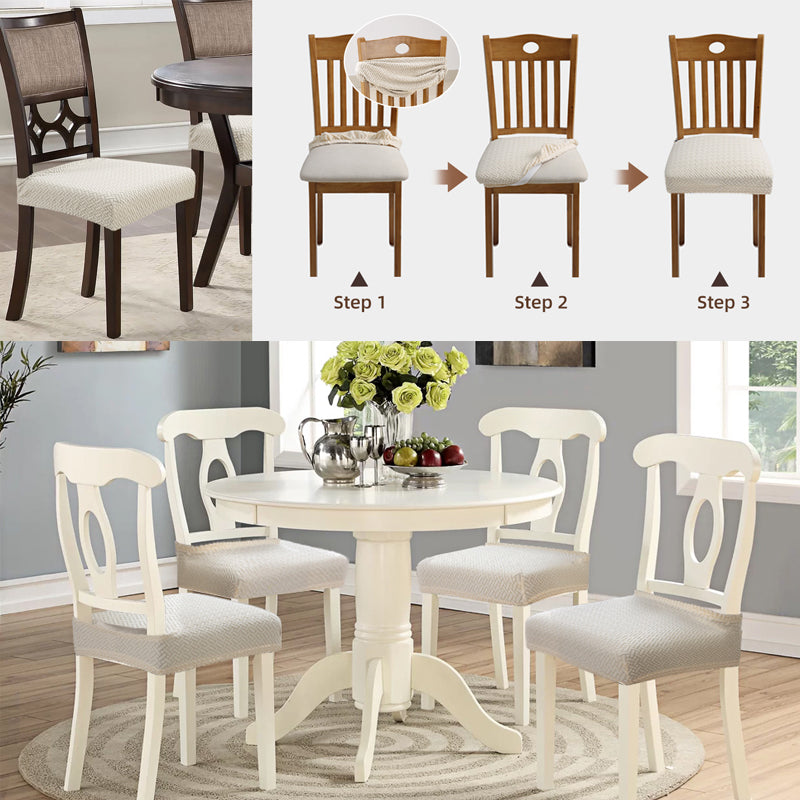 Jacquelin™ – Chair Seat Cover with Jacquard Weave (50% Off)