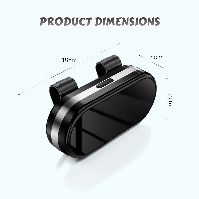 Versuto™ – Mirrored Glasses Holder for Stylish In-Car Convenience (50% Off)