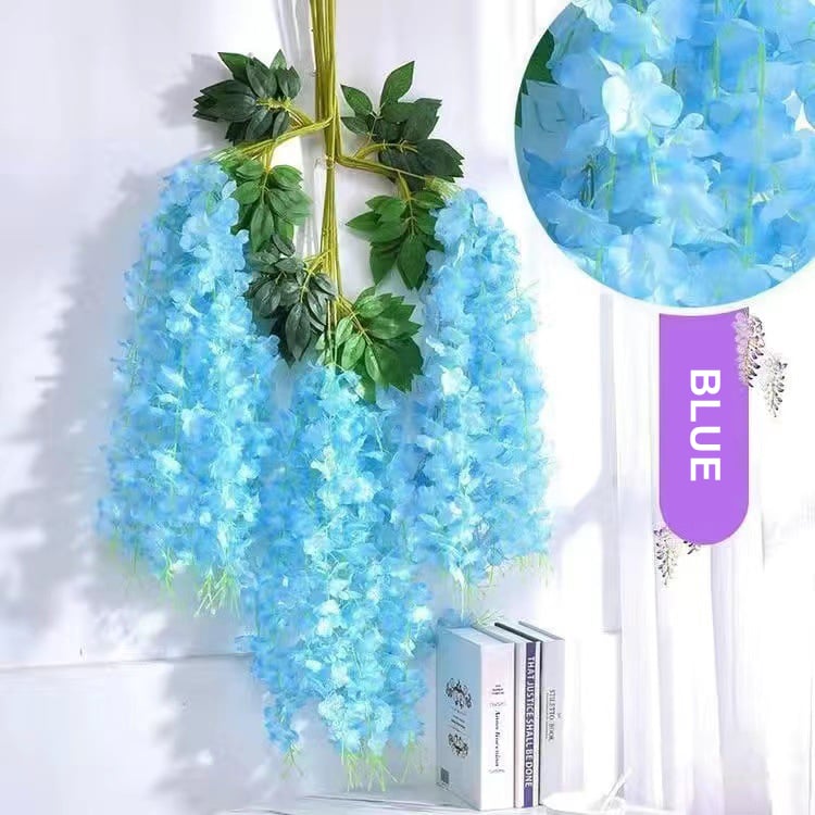 Florenza™ - Artificial Wisteria Flowers For an Elegant Home (12 Pieces)