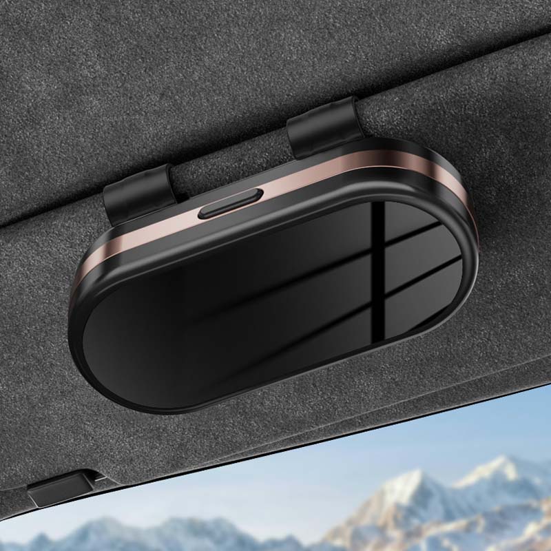 Versuto™ – Mirrored Glasses Holder for Stylish In-Car Convenience (50% Off)