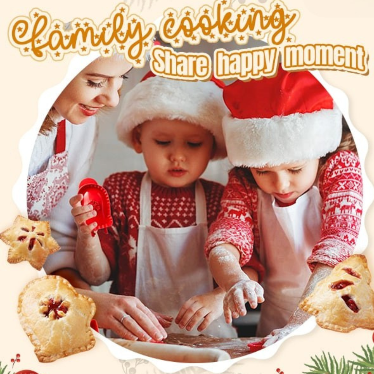 MerryMold™ – Easy Holiday Hand Pie Mold (2+1 Free)