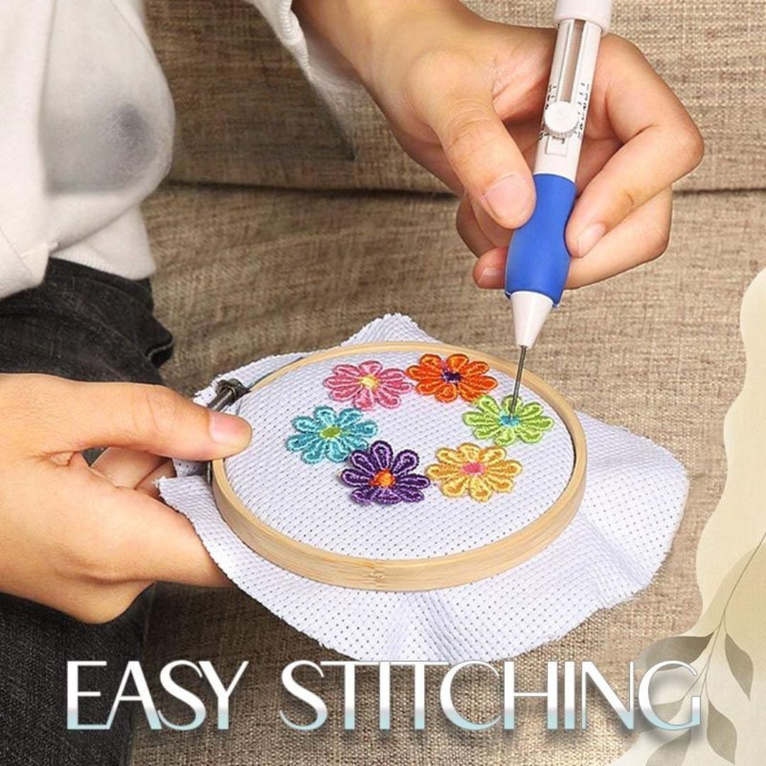 Florenza™ - Transform Your Fabrics with the Magical Embroidery Kit