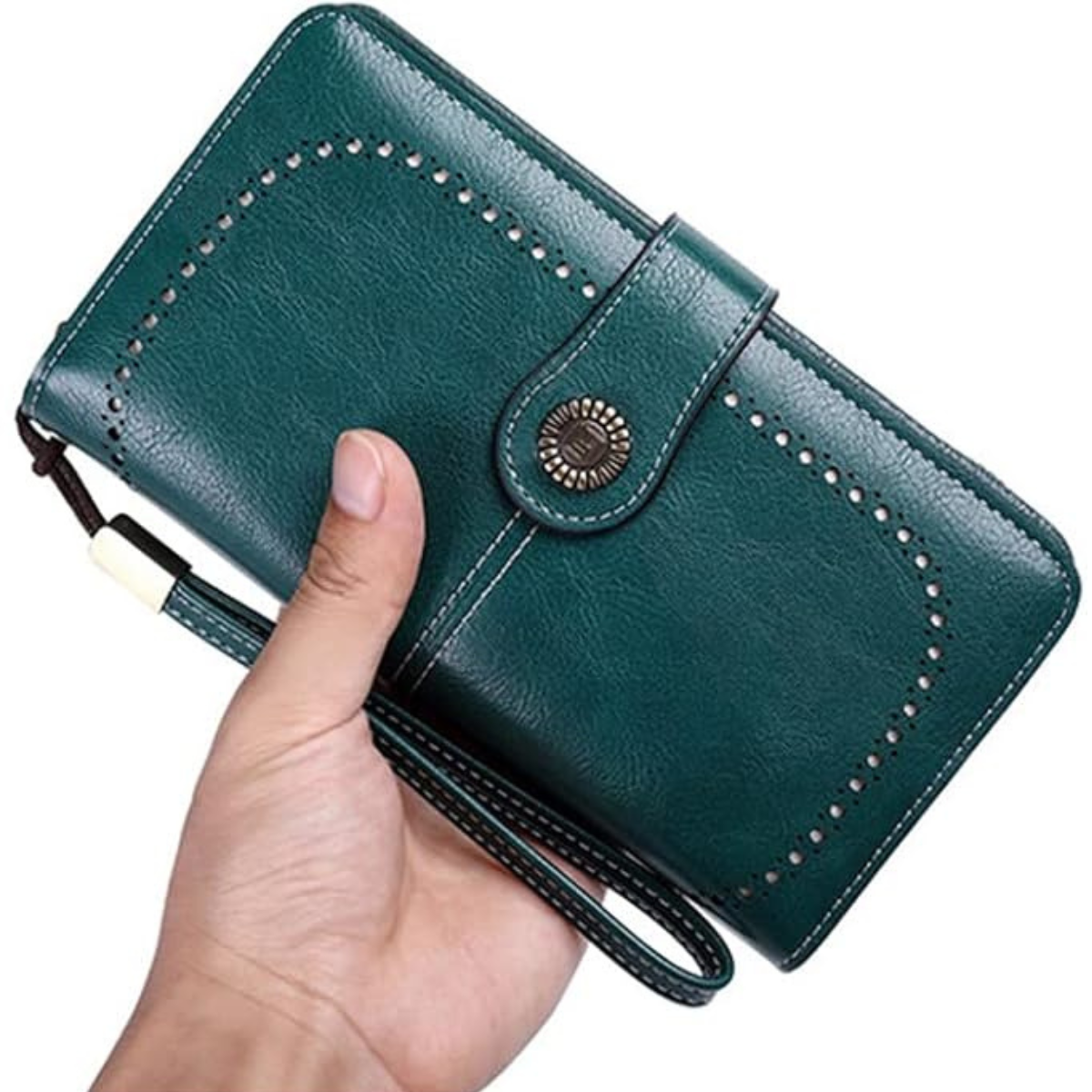 Aureden™ – Compact RFID Wallet with 24-Card Storage (50% Off)