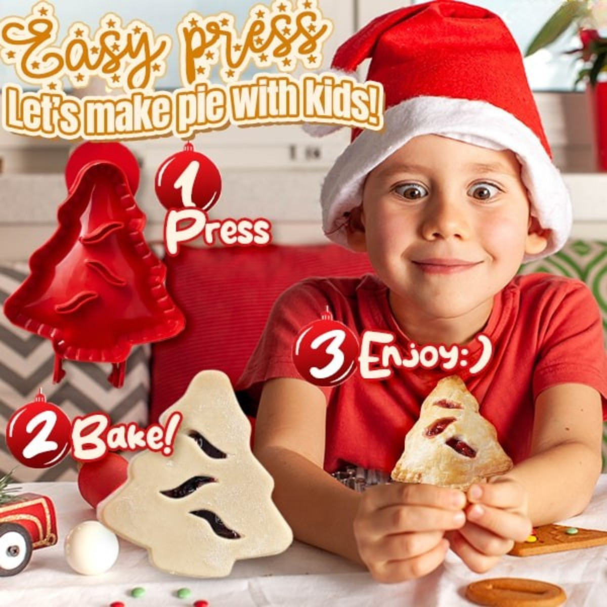 MerryMold™ – Easy Holiday Hand Pie Mold (2+1 Free)