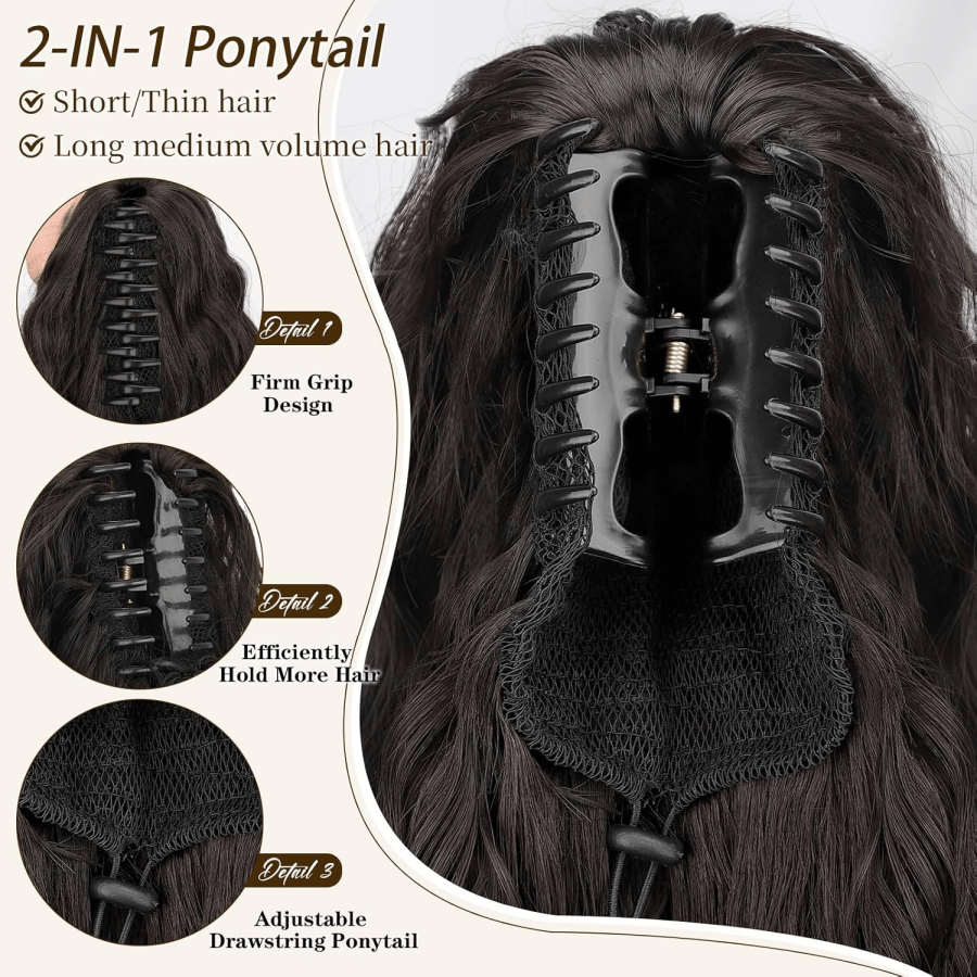 Velurette™ – Clip-in Ponytail Extension (50% Off)