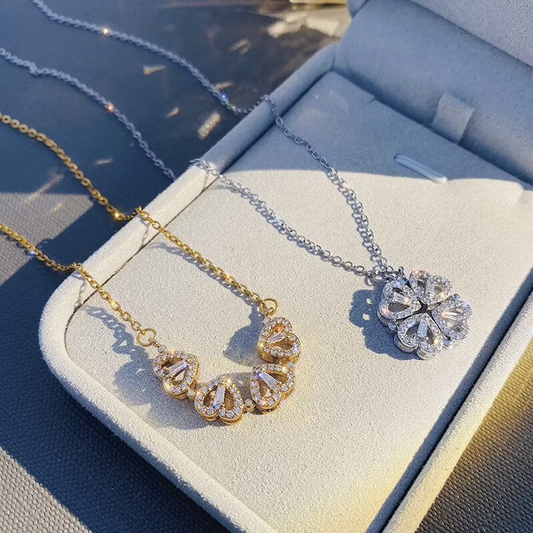 Cloverelle™ – Sparkling Clover Pendant Necklace (1+1 Free)