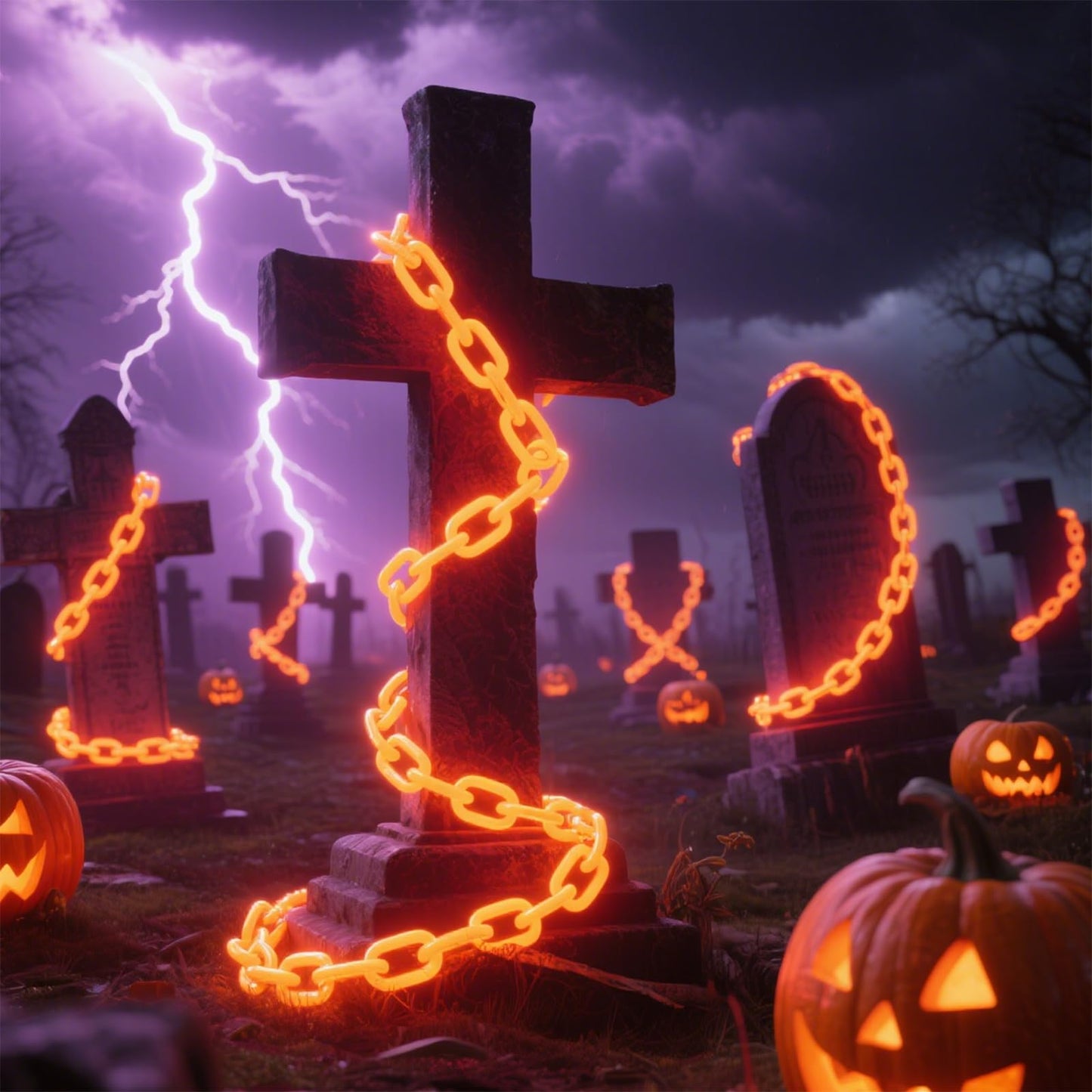 Spooklyn™ – Glowing Chain Lights for Halloween Nights