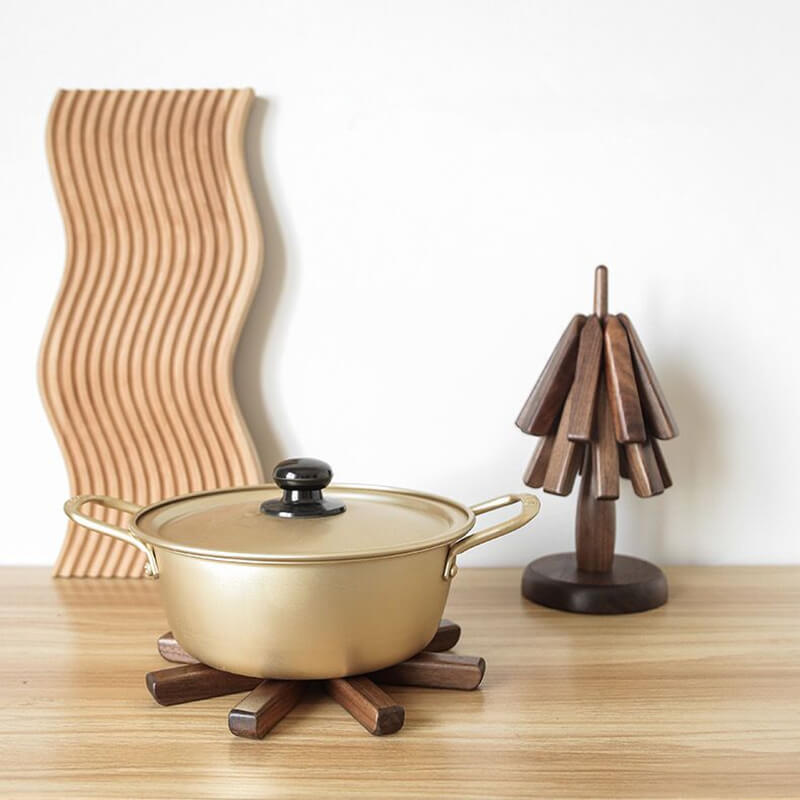 Waldrift™ – Black Walnut Trivet Set (50% Off)