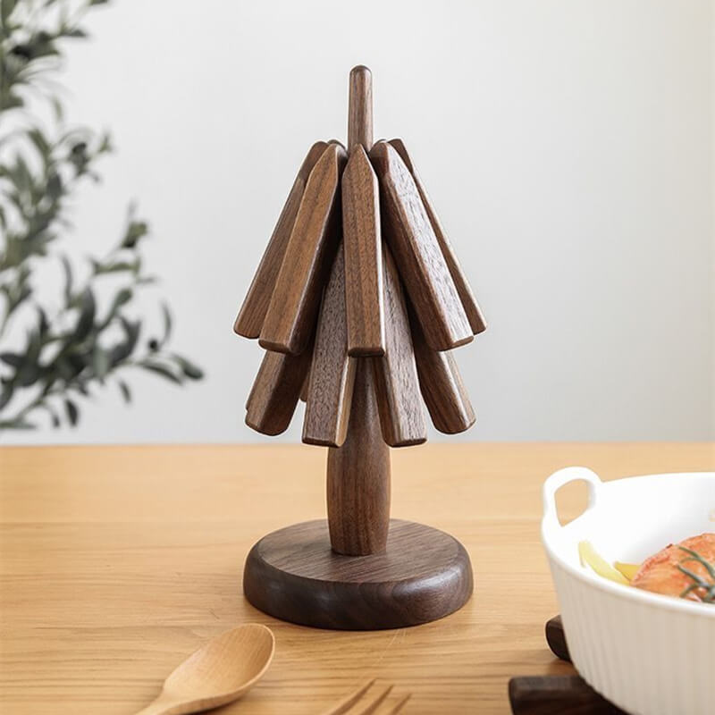 Waldrift™ – Black Walnut Trivet Set (50% Off)
