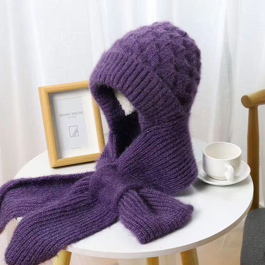 Auralyn™ – Women's Fleece-lined Knitted Hat Scarf (30% Off)