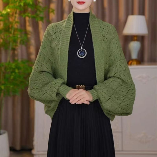Hearthlyn™ – Knitted Shawl Cardigan (50% Off)