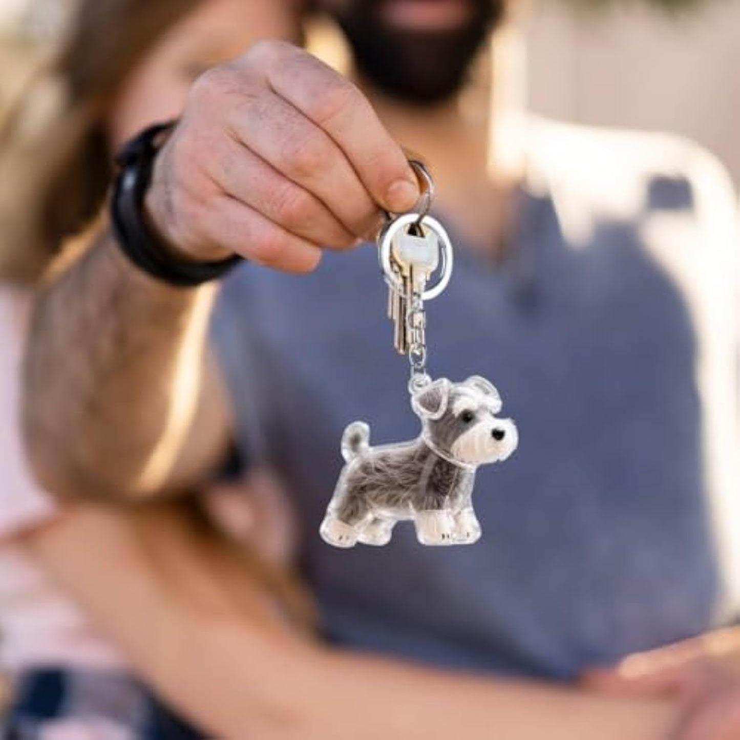 Fuzzkey™ – 2Pcs Pet Hair Storage Keychain (50% Off)