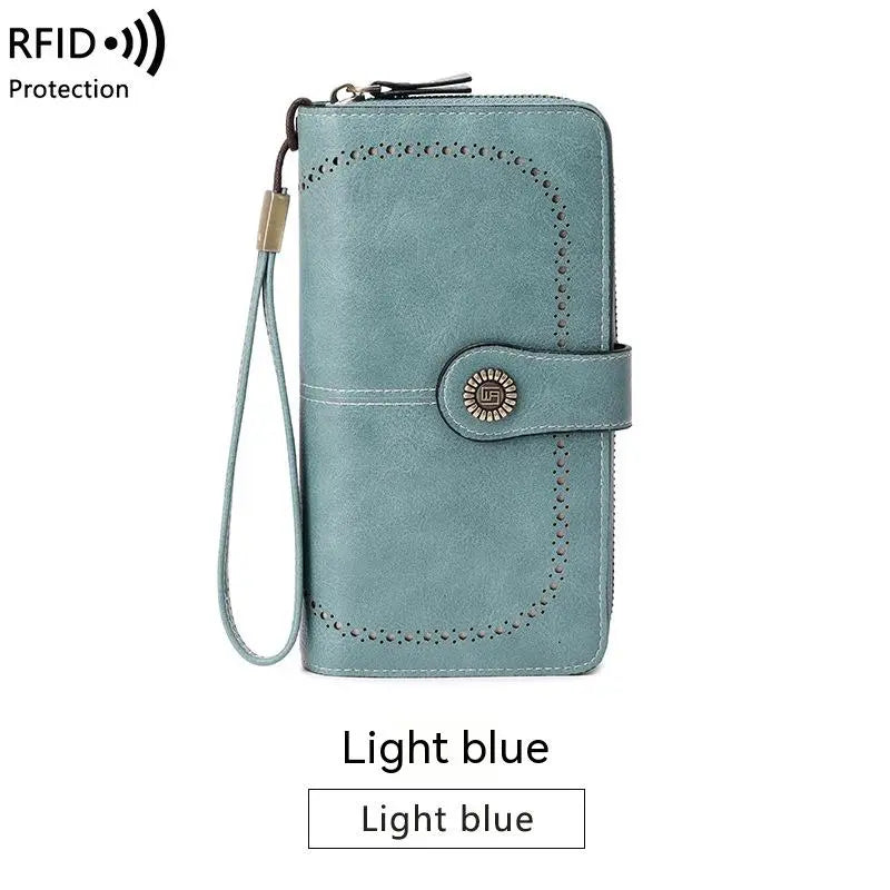 Aureden - Compact RFID Wallet with 24-Card Storage