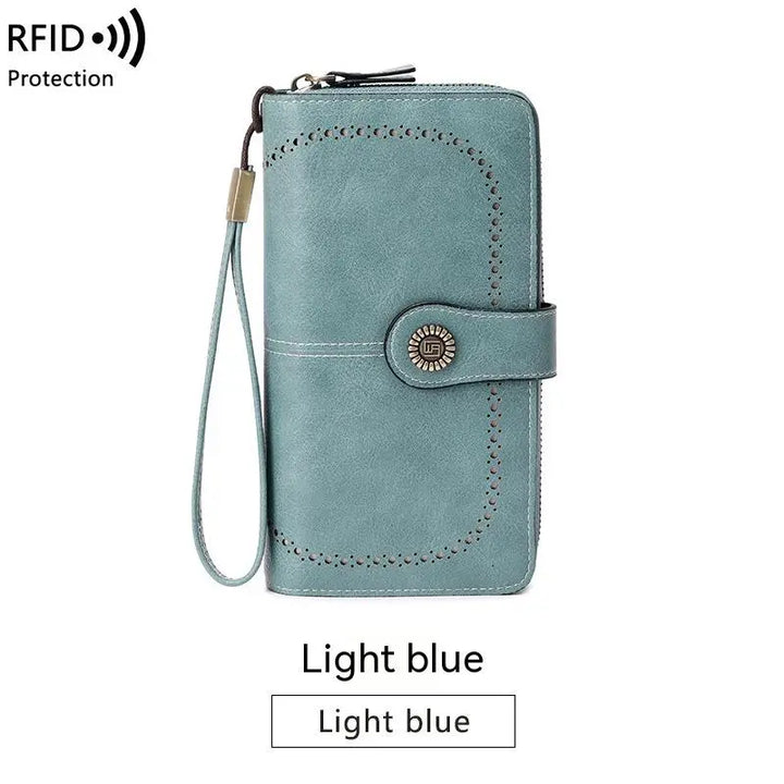 Aureden - Compact RFID Wallet with 24-Card Storage
