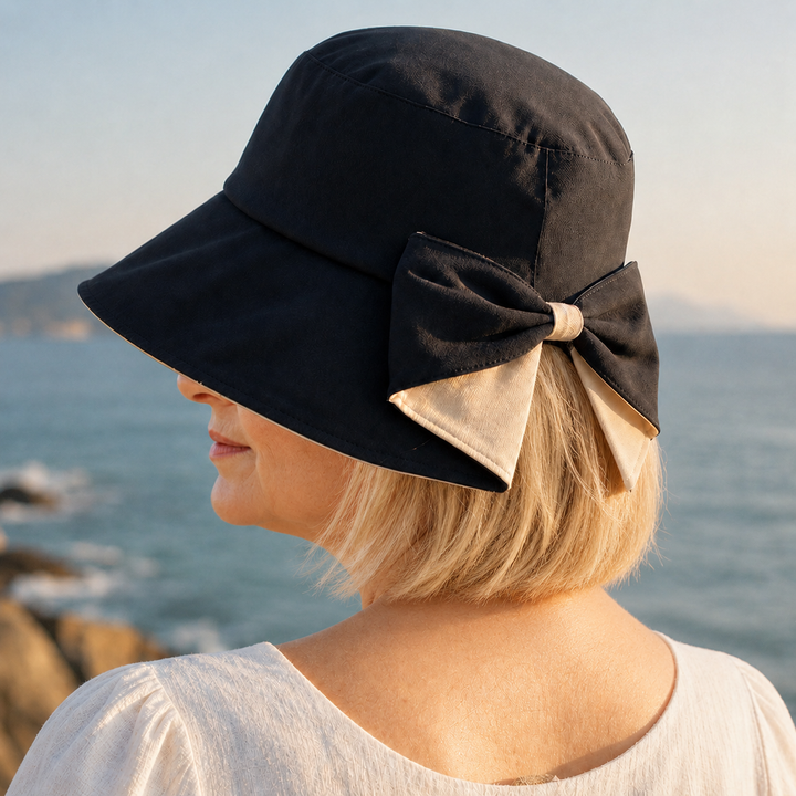Wearbella – Bowknot Wide Brim Packable Sun Hat