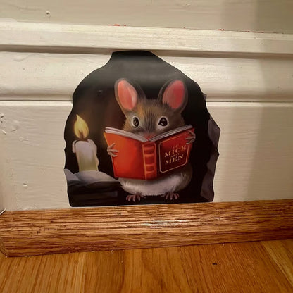WhiskerWall™ – 5 Pcs Cartoon Mouse Hole Wall Sticker  (50% Off)