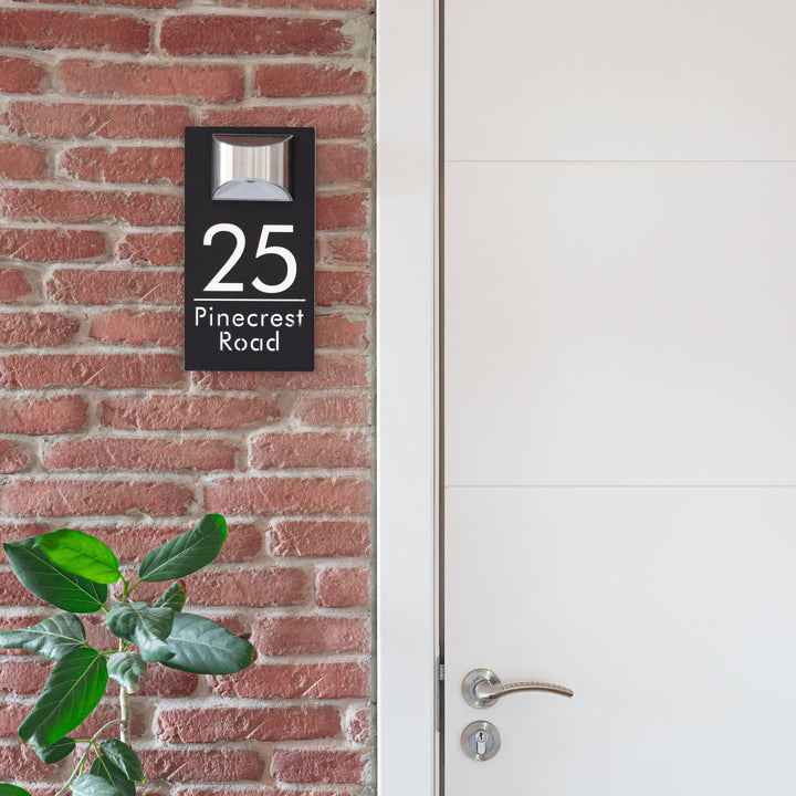 Havenlit - Personalized Solar LED Door Plaque