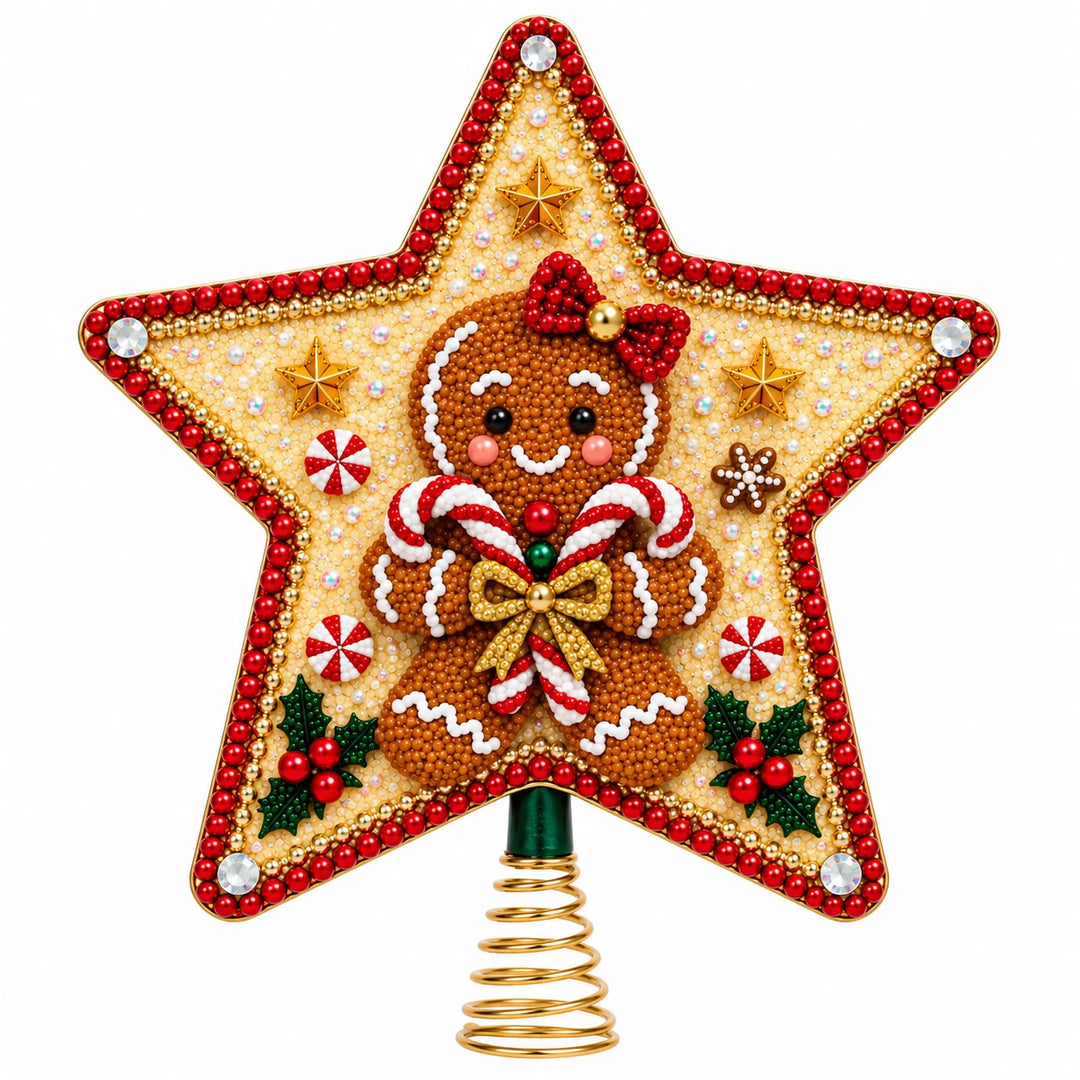 Starryloom – Santa Diamond Painting Christmas Tree Topper