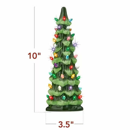 Merrydale™ – Homemade Ceramic Christmas Tree with LED Lights (2+1 Free)