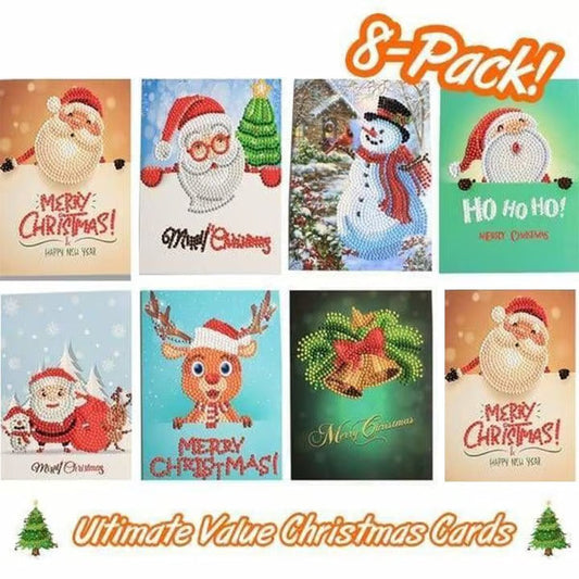 Glimmerry™ – DIY 5D  Diamond Painting Christmas Card Kit