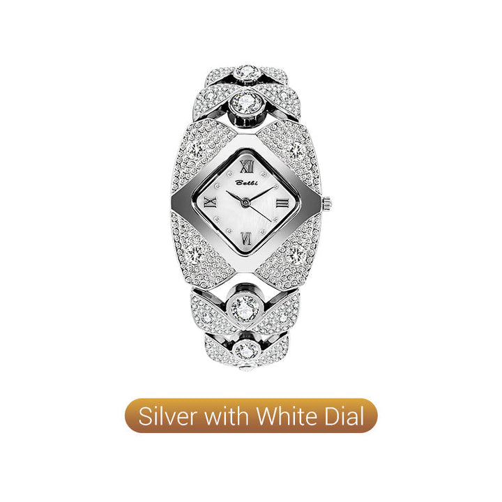 Lucelina - Elegant Vintage-Style Stone Watch for Women