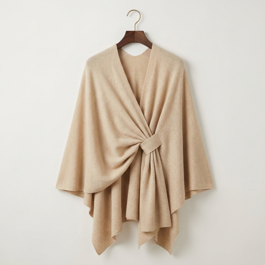 Aurelyn™ – Crossover Knit Wrap Shawl