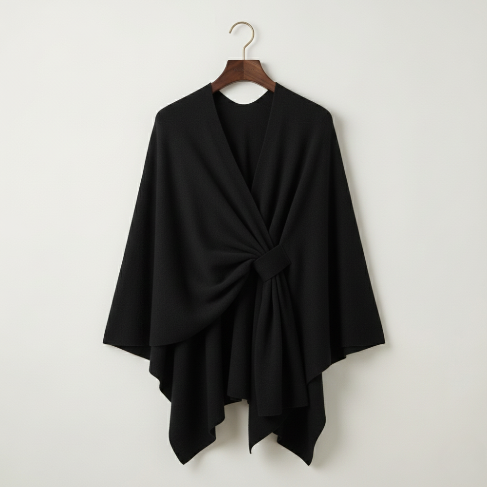Aurelyn™ – Crossover Knit Wrap Shawl