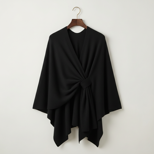 Aurelyn™ – Crossover Knit Wrap Shawl