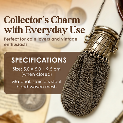 Aldric™ – Handmade 1920’s English Chainmail Purse (50% Off)
