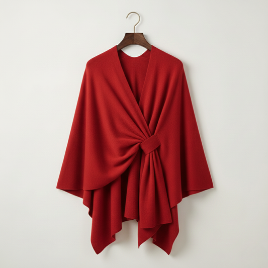 Aurelyn™ – Crossover Knit Wrap Shawl