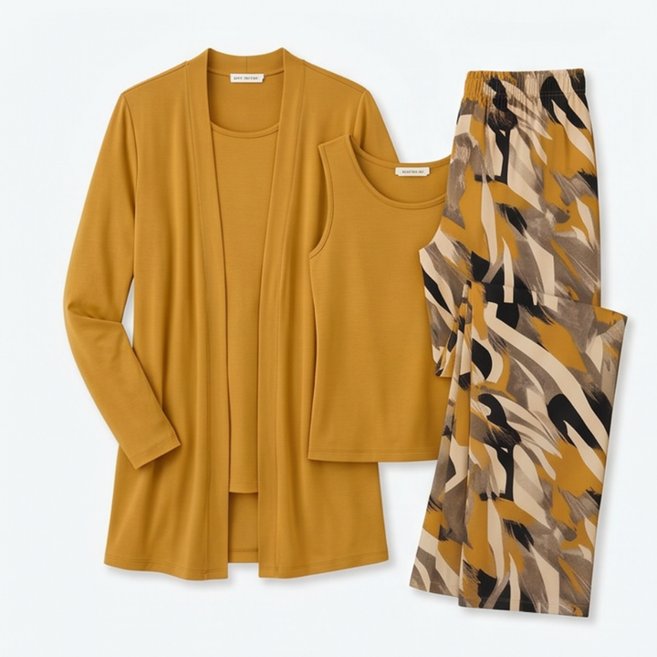 Taylor – Women's Elegant 3-Piece Cardigan Set