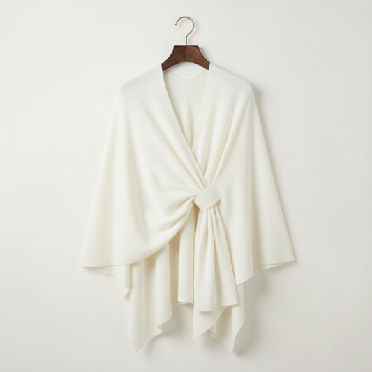 Aurelyn™ – Crossover Knit Wrap Shawl