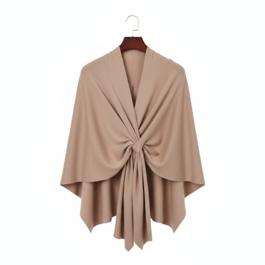 Aurelyn™ – Crossover Knit Wrap Shawl