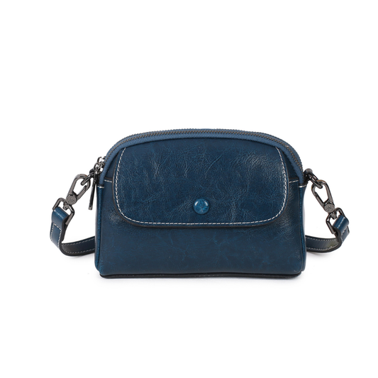 Bellana™ – Glossy Genuine Leather Shoulder Bag